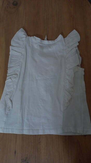 6 Yaş Beden beyaz Renk Defacto marka kız çocuk bluz 