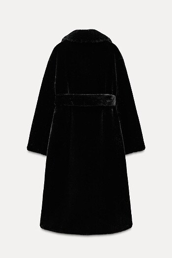Zara Zara zw collection uzun suni kürk kaban