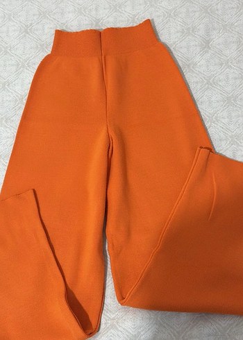 Diğer Turuncu Yuksek Bel Bol Paca Pantolon Pijama