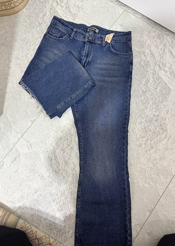 Diğer Koyu Mavi Denim Jean
