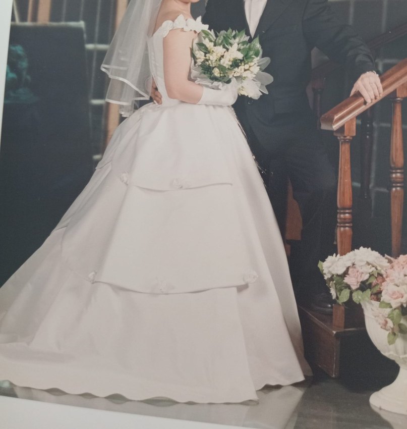 Klasik Beyaz Gelinlik - Görsel 3