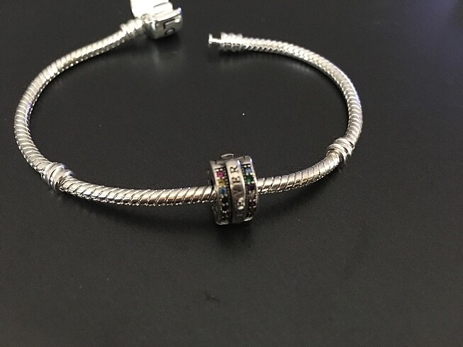 Beden Pandora gümüş charm