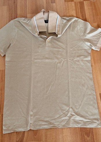 Diğer W Collection Marka L Beden Bej Polo Tisort Rahat Ve Sik Yazlik