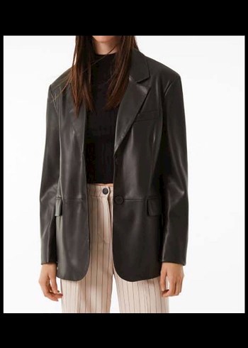 Bershka Deri Ceket - Görsel 6