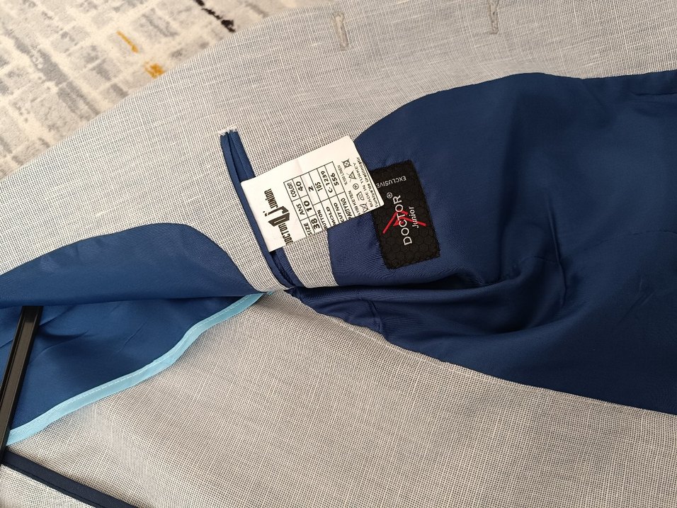 Gri Düğmeli Erkek çocuk Blazer Ceket 11-12 yaş - Görsel 5