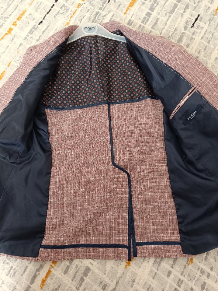 Bordo Regular Fit erkek cocuk Blazer Ceket - Görsel 3