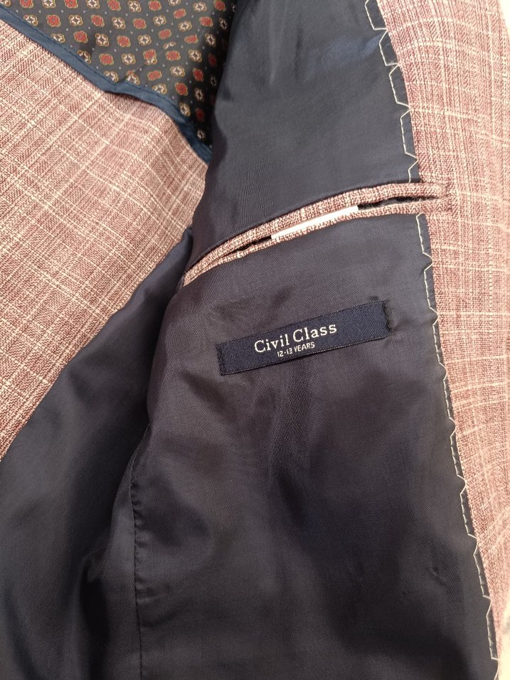 Bordo Regular Fit erkek cocuk Blazer Ceket - Görsel 4