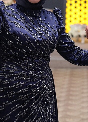 Tesettür abiye elbise 40-42 beden  - Görsel 2