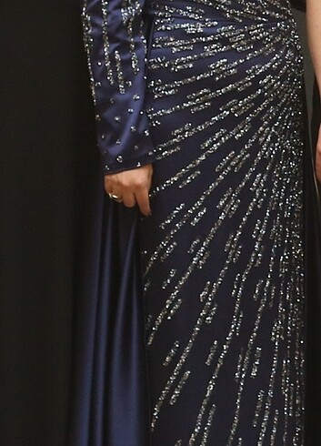 Tesettür abiye elbise 40-42 beden  - Görsel 3