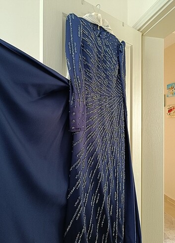 Tesettür abiye elbise 40-42 beden  - Görsel 13