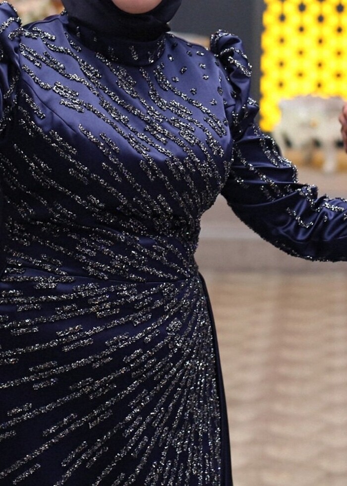 Tesettür abiye elbise 40-42 beden  - Görsel 2