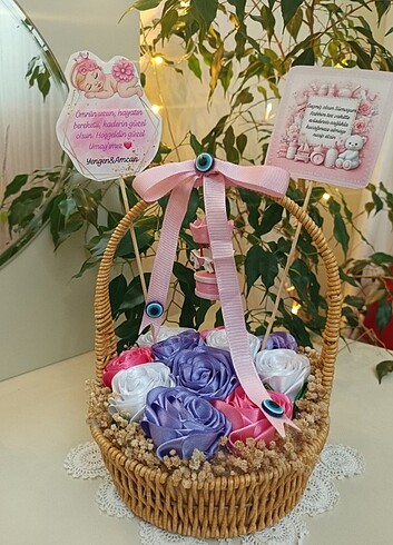 El emeği bebek veya isteme için buketler yapiyorum - Görsel 2