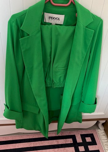 ipekyol Canli Yesil İpekyol Blazer Takim