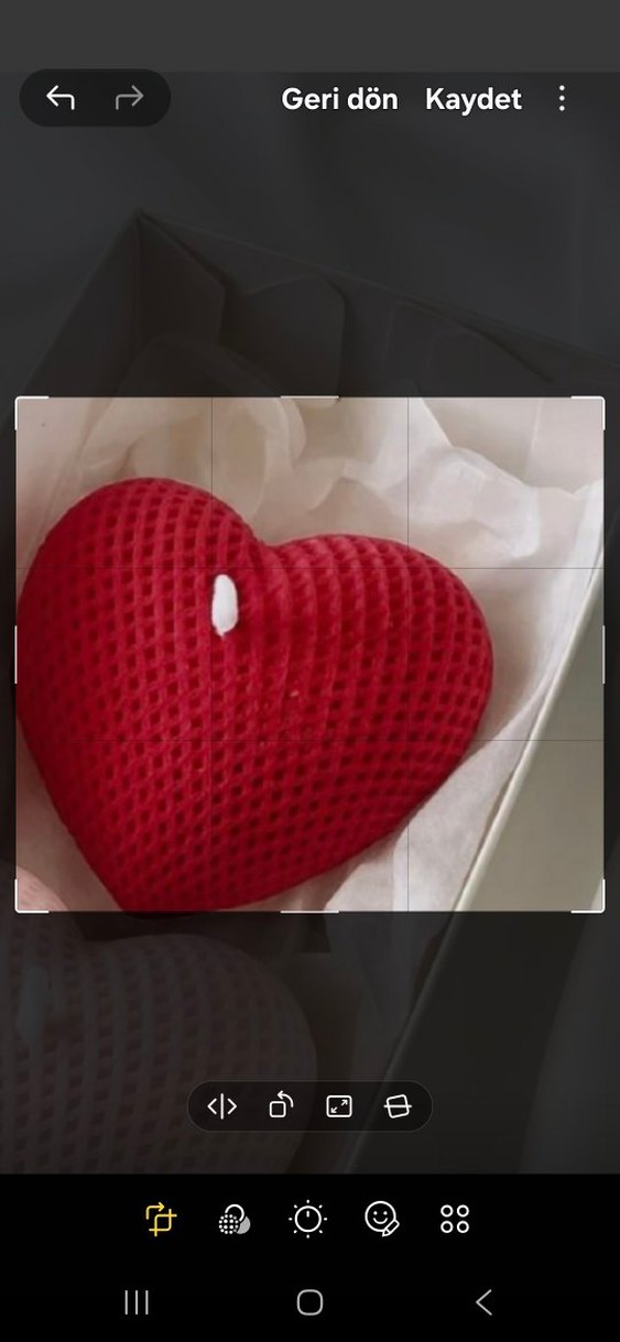 Kırmızı Kalp Şekilli Banyo Süngeri - Görsel 4