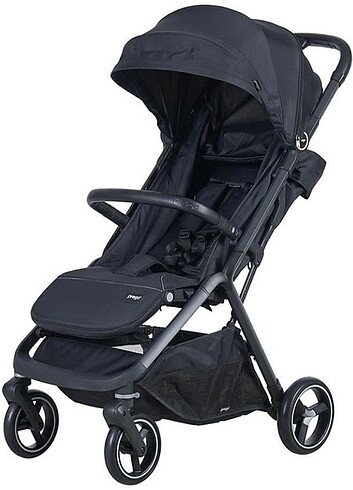 Prego Smart Fold Tek Yönlü Bebek Arabası Siyah