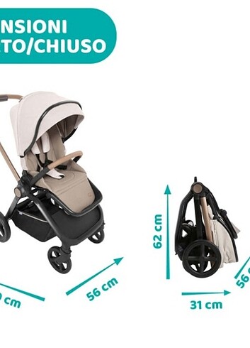 Chicco Chicco Mysa Bebek Arabası Amber Glow