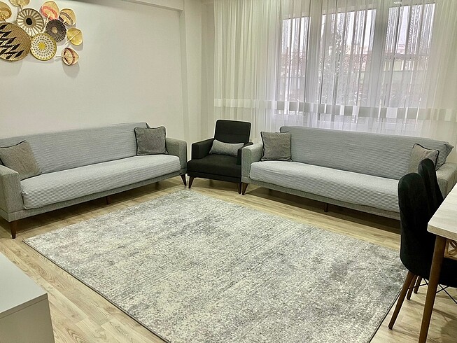Diğer Tedy kumaş desenli koltuk örtüsü 3+3 takım