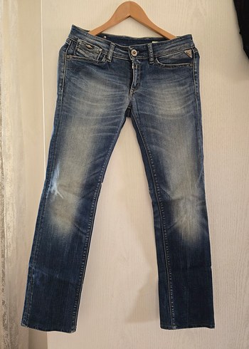Replay Marka Mavi Yikamali Boru Paca Kot Pantalon 29 32 Beden