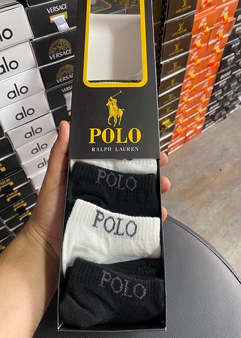 Polo Ralph Lauren 6li Kisa Corap Seti