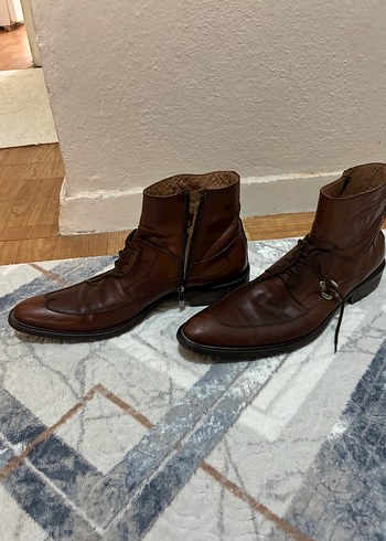 American Vintage Sik Kahverengi Deri Bilek Bot