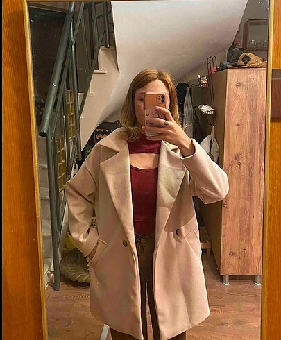 Kaşe kaban mont