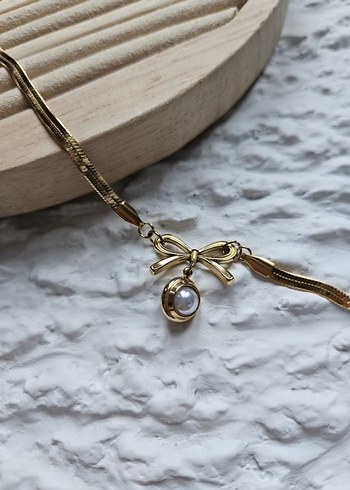 Gold Çelik Takı Bileklik İtalyan Zincir