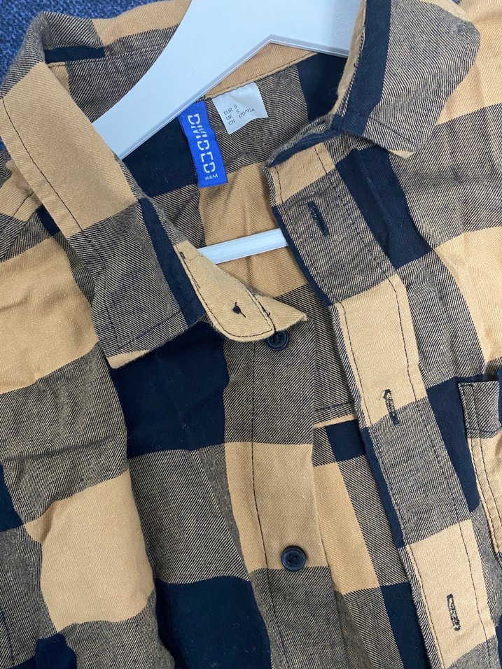 Oversize Ekose Uzun Kollu Gömlek — görsel 3/4