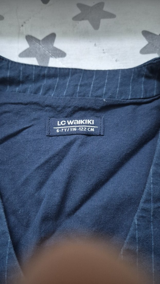 Erkek Çocuk Düğmeli Lacivert Denim Yelek - Görsel 3