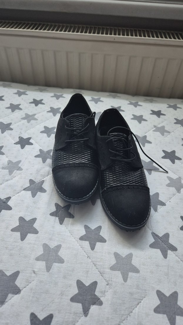 Siyah Yılan Desenli Blok Topuklu erkek kundura - Görsel 2