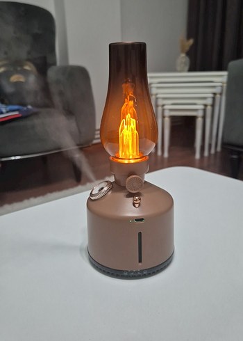 Bej Renkli Masaüstü nemlendiri Lamba - Görsel 2