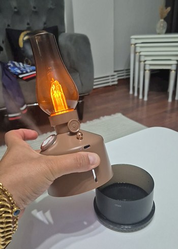 Bej Renkli Masaüstü nemlendiri Lamba - Görsel 3