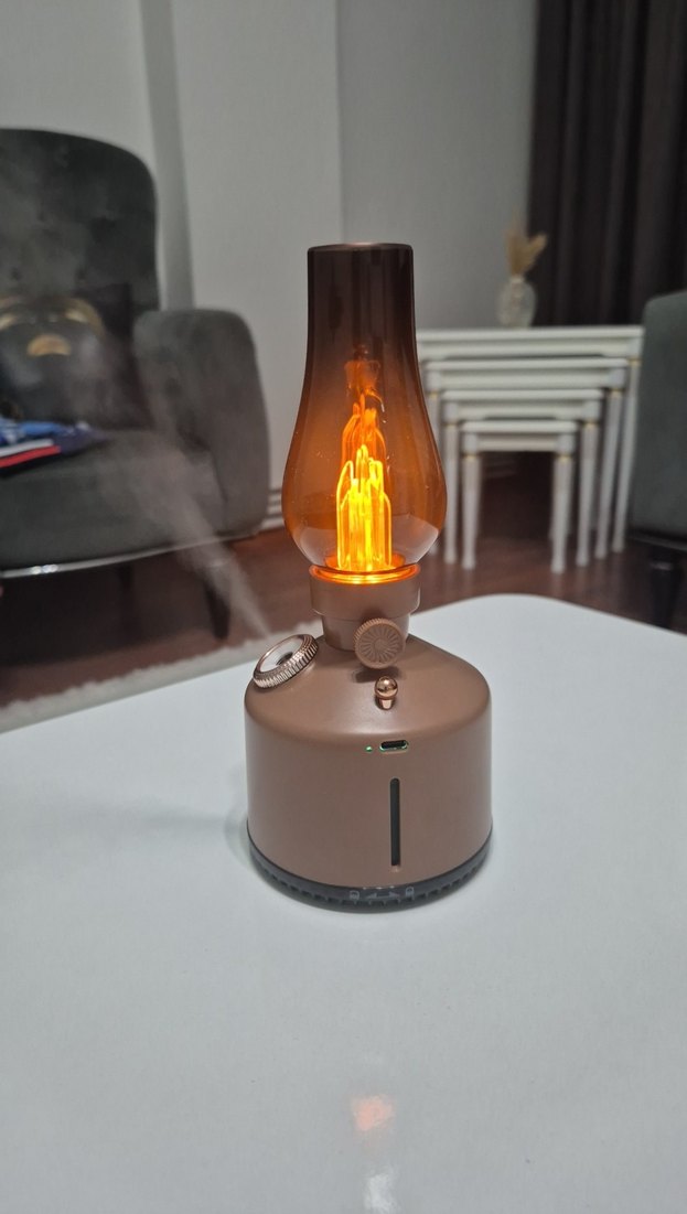 Bej Renkli Masaüstü nemlendiri Lamba - Görsel 2