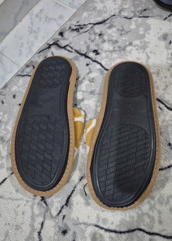 Kahverengi Desenli Kadın Ev Terliği - Görsel 4