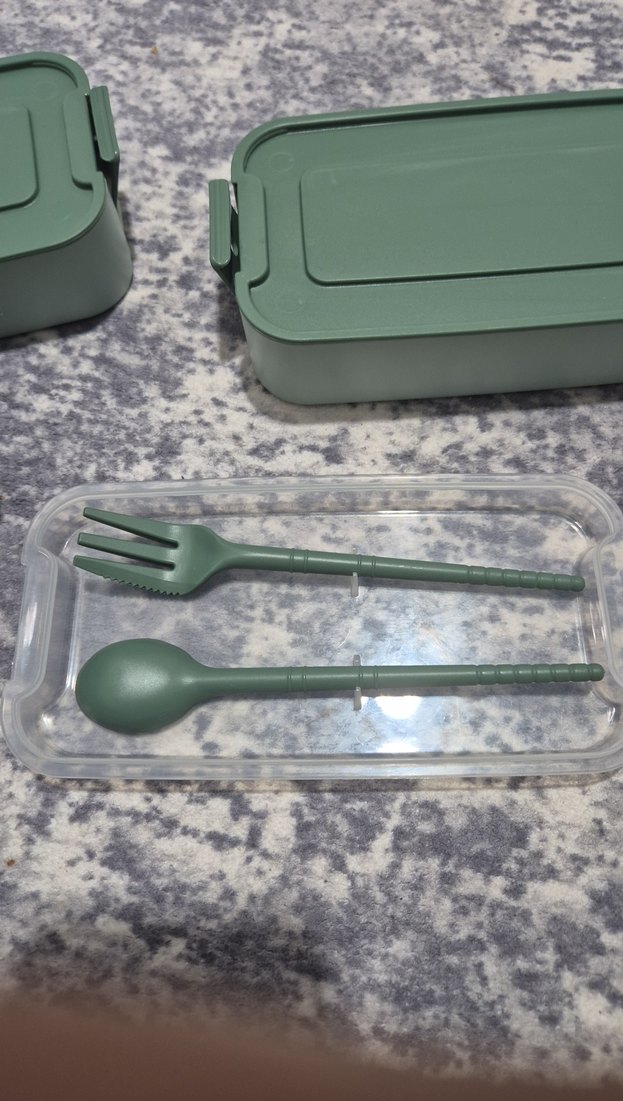 Yeşil Çok Katlı Yemek Kabı Seti - Görsel 4