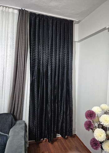 Siyah  Fon Perde - Görsel 3