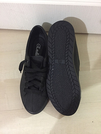37 Beden siyah Renk Siyah spor ayakkabı