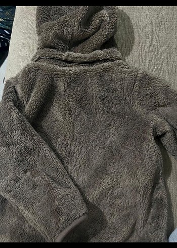 Kürklü Kapüşonlu Kahverengi Erkek Çocuk Mont - Görsel 4