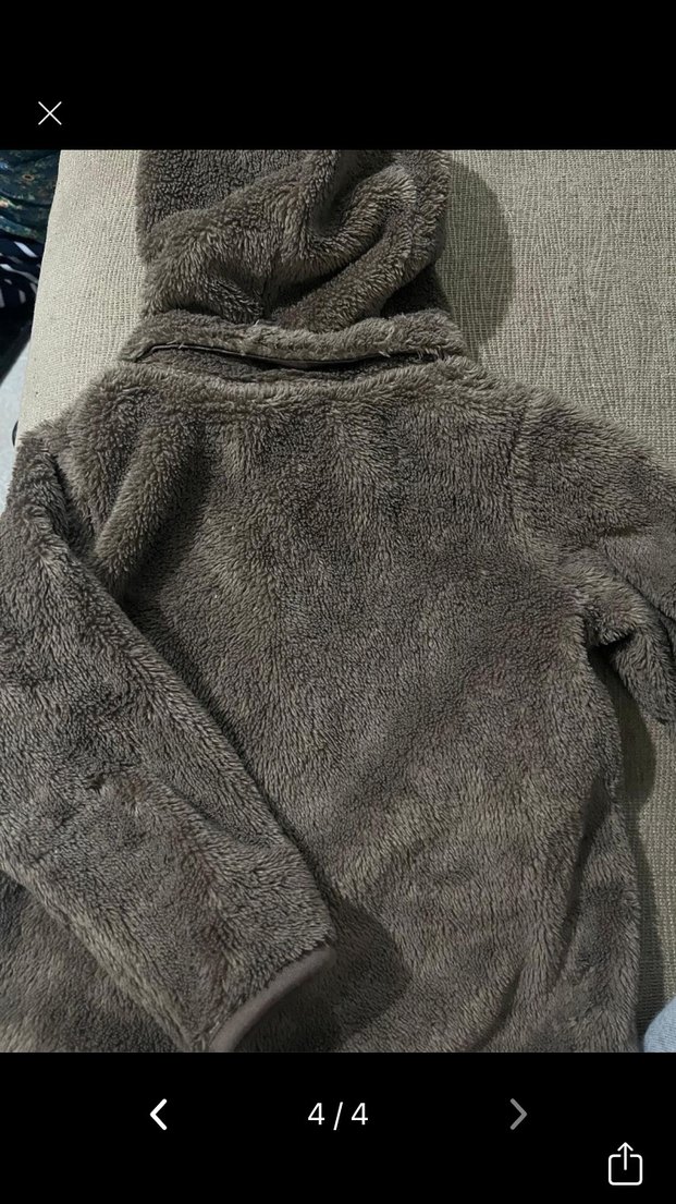 Kürklü Kapüşonlu Kahverengi Erkek Çocuk Mont - Görsel 4