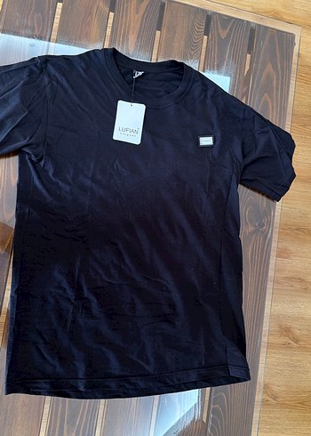 Armani Siyah Minimal Bisiklet Yaka Tisort