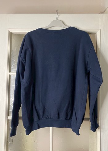 Diğer Mavi Brooklyn Baskılı Kadın Sweatshirt