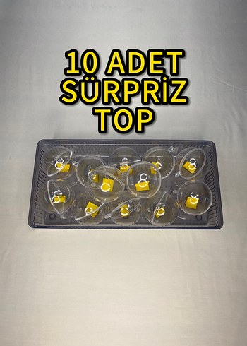 10 ADET SÜRPRİZ TOP