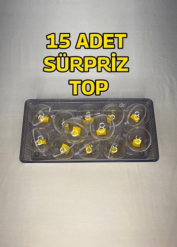15 ADET SÜRPRİZ TOP