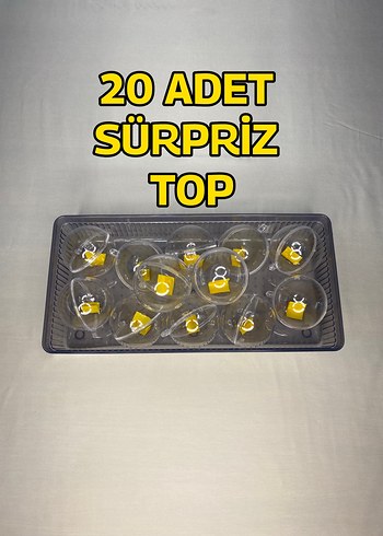 20 ADET SÜRPRİZ TOP
