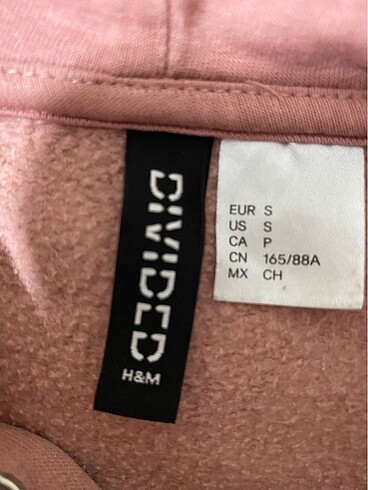 m Beden pembe Renk H&M sweatshirt