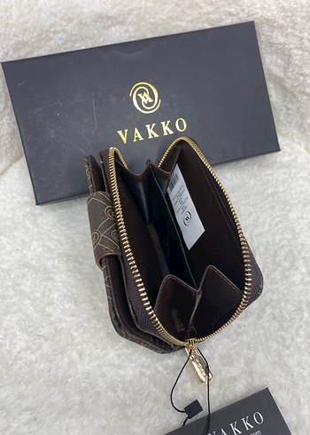  Beden kahverengi Renk VAKKO CÜZDAN (KUTULU)