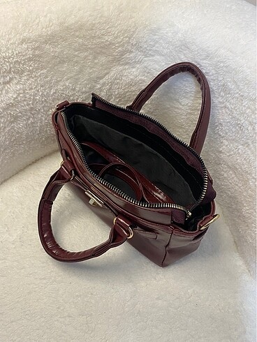 Beden bordo Renk STRADIVARIUS BORDO ÇANTA