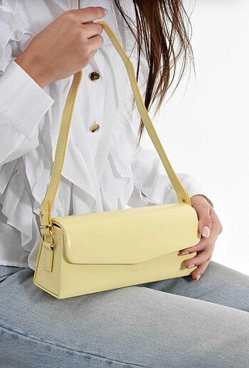 Zara Tereyağ sarısı çanta (butteryellow)