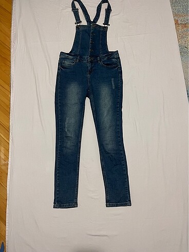 Denim koton Salopet