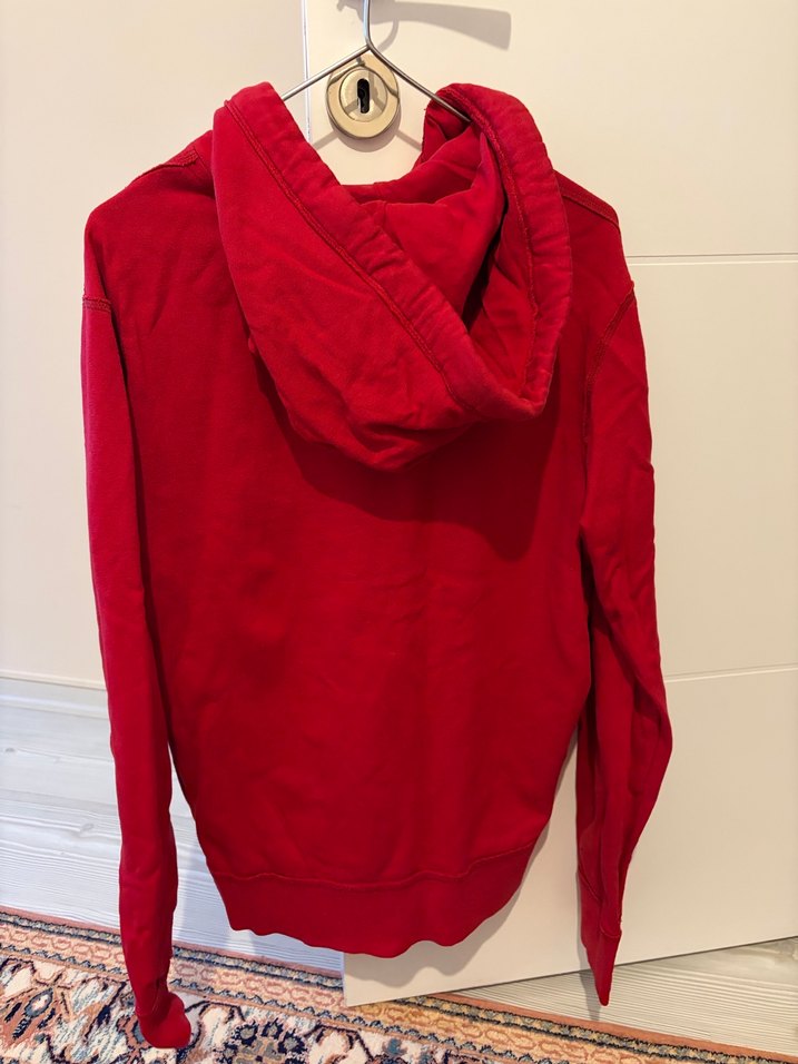 Kırmızı Fermuarlı Sweatshirt - Görsel 2