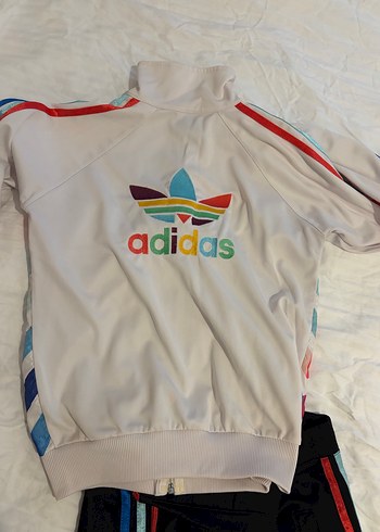 Kızlar için Çok Renkli Fermuarlı Eşofman Takımı - Görsel 3